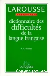 Dictionnaire des difficultés de la langue française