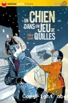 Un chien dans un jeu de quilles